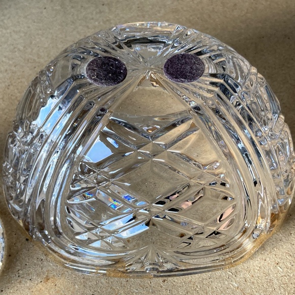 Lidded Cut Glass Dish decorative Holidays Home decor - Picture 4 of 6